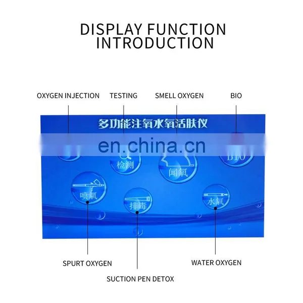 7 IN 1 Hydration Oxygen Jet Therapy Skin Analysis Machine Deep Cleaning Nourishing Skin Rejuvenation Skin Care Beauty Instrument photo-4