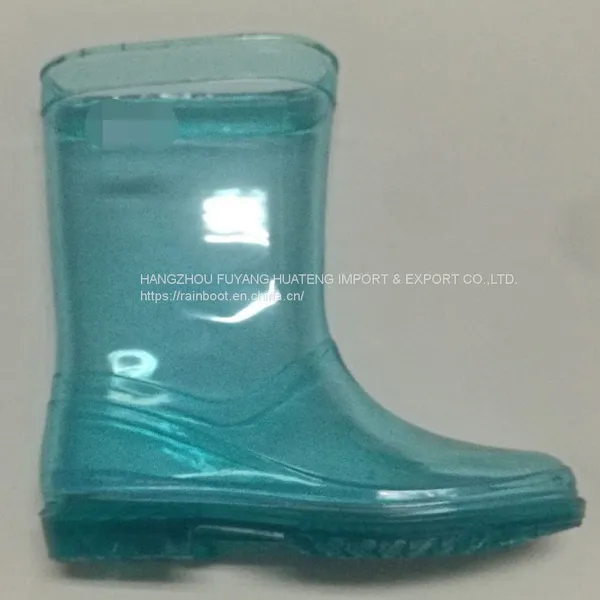 Colourful Transparent Kid Boots,2027 Child Boots,Cheap Transparent Children PVC Boots,Chian Boot photo-5