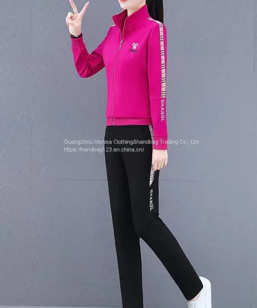 Casual Sportswear Suit Women's Spring And Autumn New Fashion Autumn Two-Piece Suit photo-4