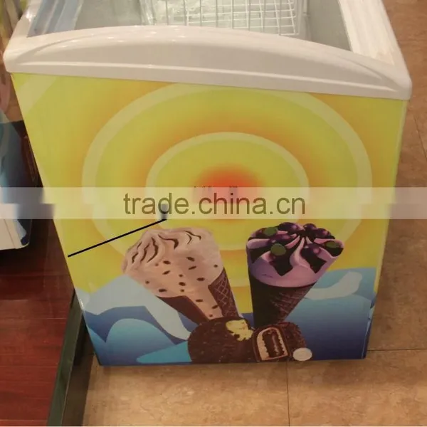 Supermarket Sliding Door Commercial Display Freezer With CE/ROHS photo-2