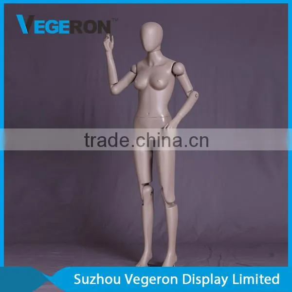High Quality Fiberglass Flexible Female Mannequin photo-4