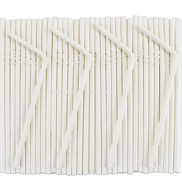 4.5mm High Quality Custom Bendable Cocktail Paper Straws (2500/ Ctn) photo-2