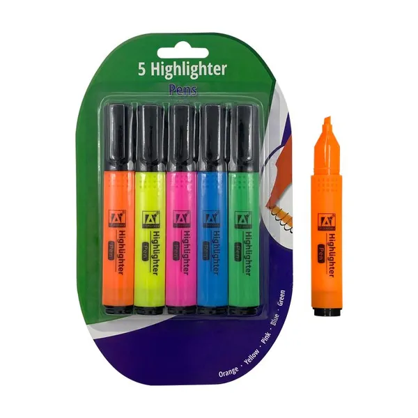 Free Sample Factory Custom Cheap Colored Fluorescent High Reflective Highlighter Marker Pen Set for Promotional