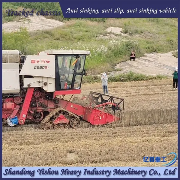 Customized Modification of Track Chassis for Wheat Harvesters to Prevent Sinking photo-2