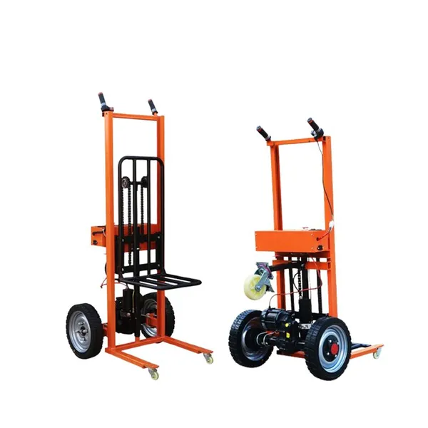 Ручной подъемник паллет, складной электрический подъемник-тележка Electric Tiger Cart для хранения и подъема грузов