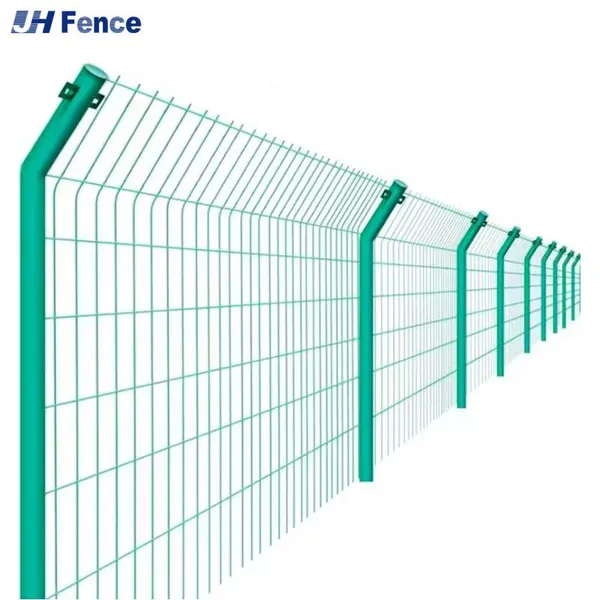 Hot Dipped Galvanized PVC Coated 3D Curved Welded Wire Mesh Fence Panel for Garden photo-2