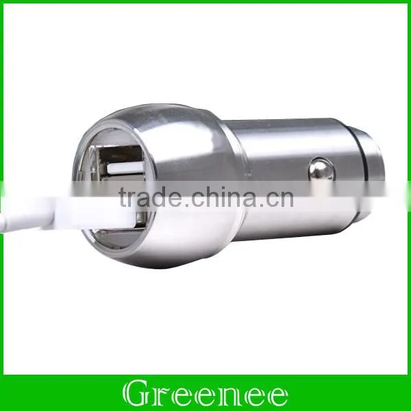 Stainless Steel Safe Hammer Dual 2.4A USB Car Charger for IPhone 6S and Mobile Phone photo-3