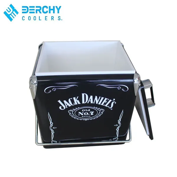 28L Insulated Eco-friendly Aluminum Wine Cooler Box for Outdoor Camping Customizable Color Factory Promotion Gift photo-3
