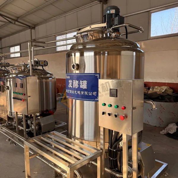 Yogurt Fermentation Tank Temperature-controlled Dairy Fermentation Mixing Tank Milk Processing Equipment photo-3
