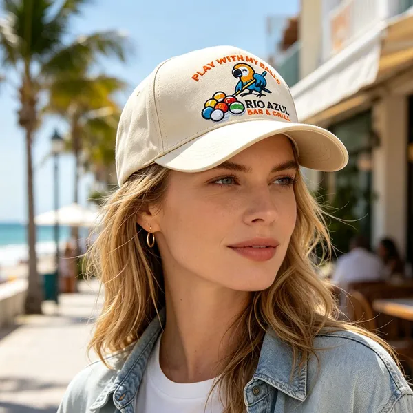 Boné Baseball Personalizado com Logotipo em Sarja de Algodão, Bordado, Aba Curva Ajustável