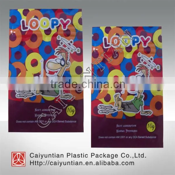 10g Loopy Flamingo Herbal Incense Zip Bag photo-2