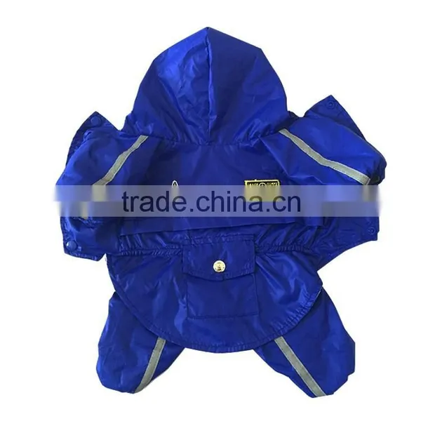 Wholesale Large Dog Spring Summer and Early Autumn Double Layer Waterproof Dog Air Force Raincoat Uniform photo-4