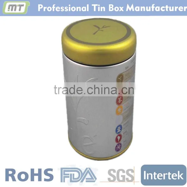 Round Empty Coffee Can With Insert Lid photo-6