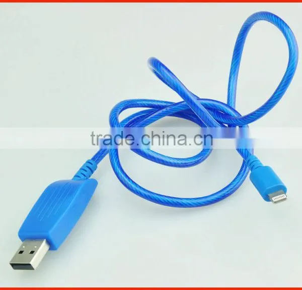 USB Cable /USB Charger Cable With LED Light for Iphone/Ipad photo-5