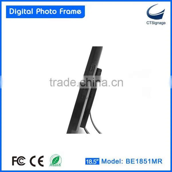 18.5 Inch Digital Rectangle Photo Frame BE1851MR-FD Support Photo/ Music/video Playback photo-2