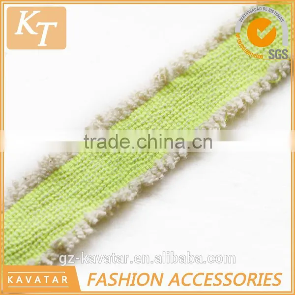 Fashion Design Rough Selvedge Ribbon Trim With High Quality photo-5