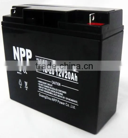 12v20ah Made in China Regulated Lead Acid Storage Battery photo-3