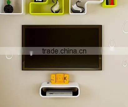 Wood Round Corner Cube Shelf Display Shelf photo-5