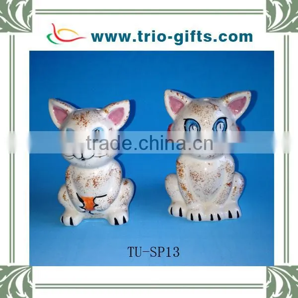 Ceramic Turtle Salt and Pepper Set Holder photo-4