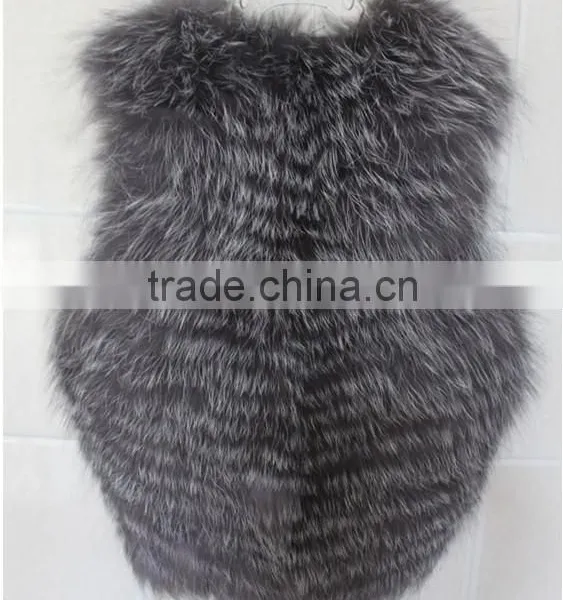 2016 Autumn and Winter Women Faux Fox Fur Vest photo-5