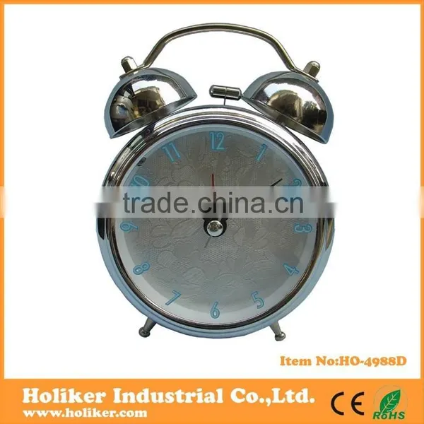 Pink Color Lovely Metal Fancy Digital Alarm Clock photo-4