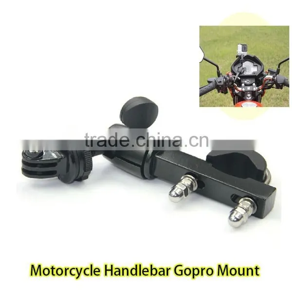 Original Aluminum-alloy 360 Degree Rotation Motorcycle Camera Mount Stand Holder for SJ4000 Sport dv Camera