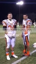 White And Orange American Football Jersey