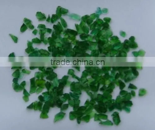 Crushed Color Glass-Dark Green