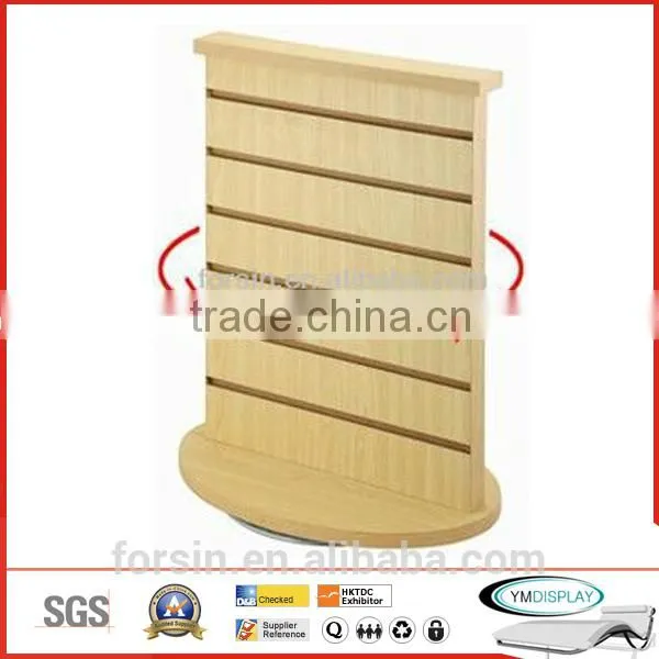 Slatwall Wood Counter Display for Retail Store(JH-WD15)