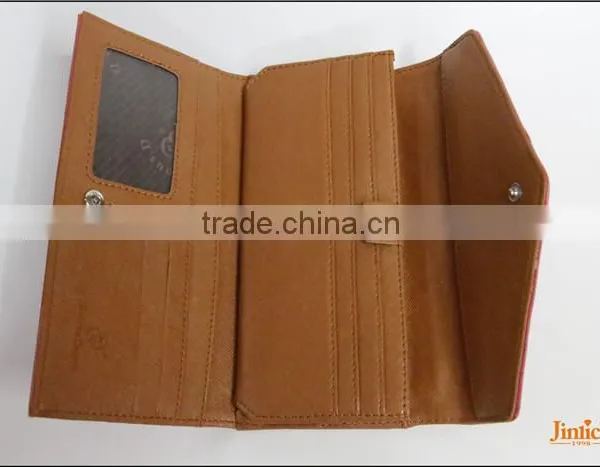 Women's Trifold PU Purse / Ladies Envelope Wallet photo-5