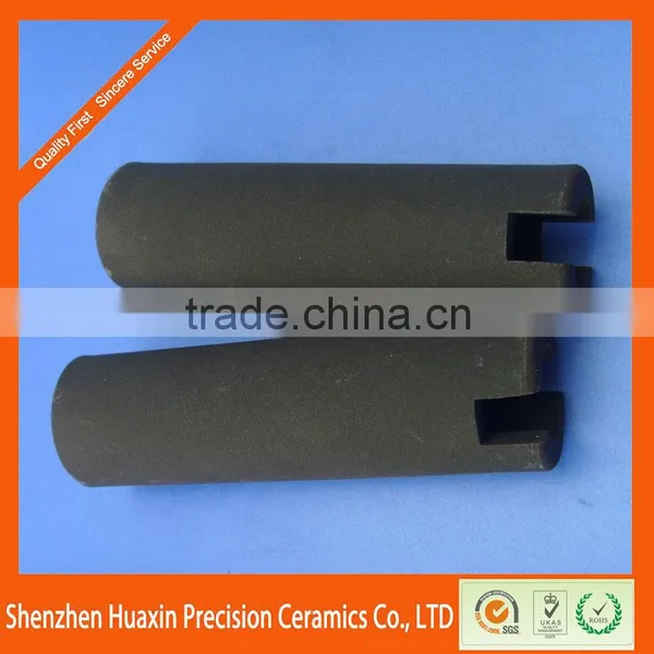 Wear Resistance Black Steatite Ceramic Ignition Sleeve Tube photo-2