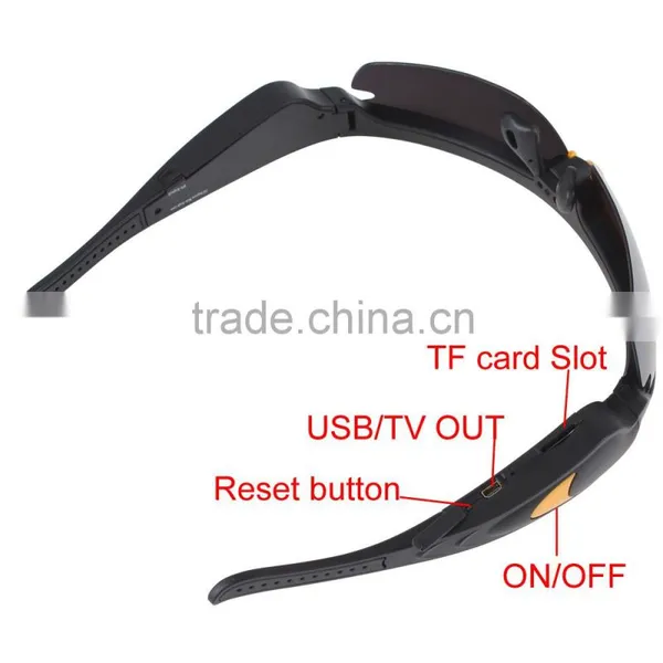 Hideen Sunglasses Hidden Camera Audio Video Recorder Camcorder DVR Sunglasses Camera Manual photo-6