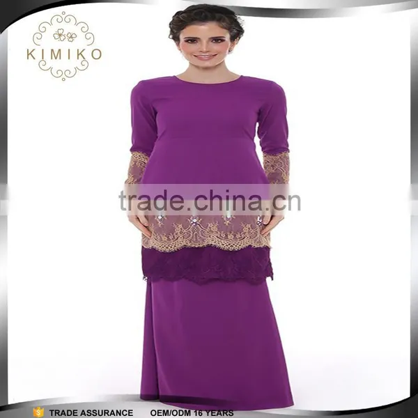 Fashion Design Baju Kurung Modern,Baju Kurung Peplum With Lace