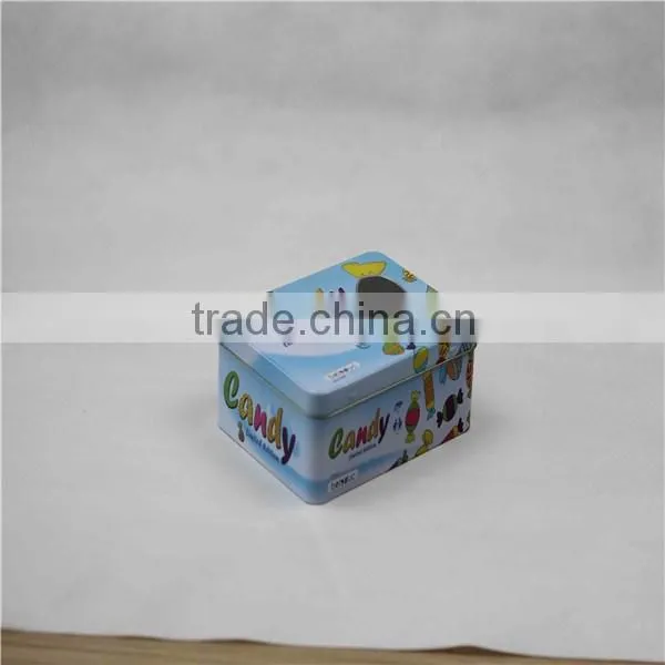 2015 Beautiful Rectangular Shaped Metal Storage Tin Box With Window photo-3