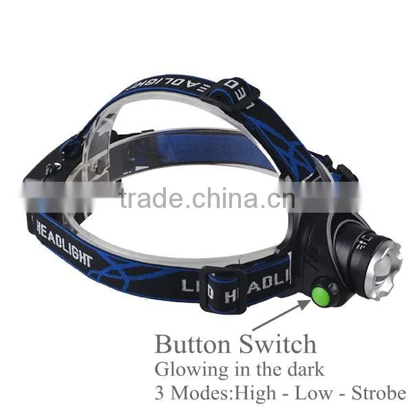 Zoomable Led Headlamp10W Most Powerful Recharge Led Headlamp photo-2