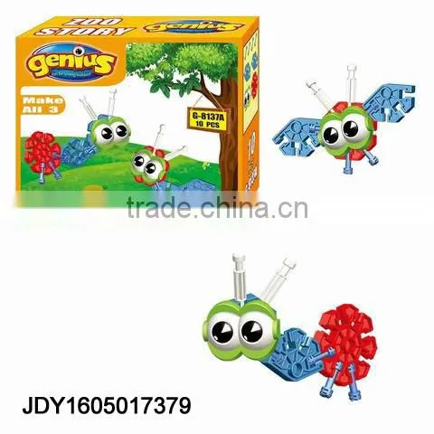 Export Baby Sea Horse Diy Genius Easy Snap Fun 3d Puzzle Diy Toy for Young Minds photo-2