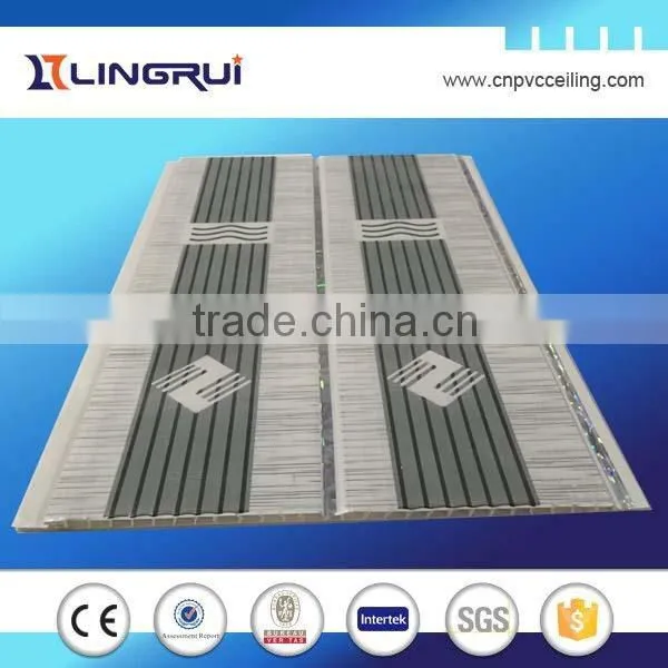 Modern House Design Pvc Ceiling Tiles Decorative Wall Panel Pvc Tiles Suppliers for Decoration photo-3