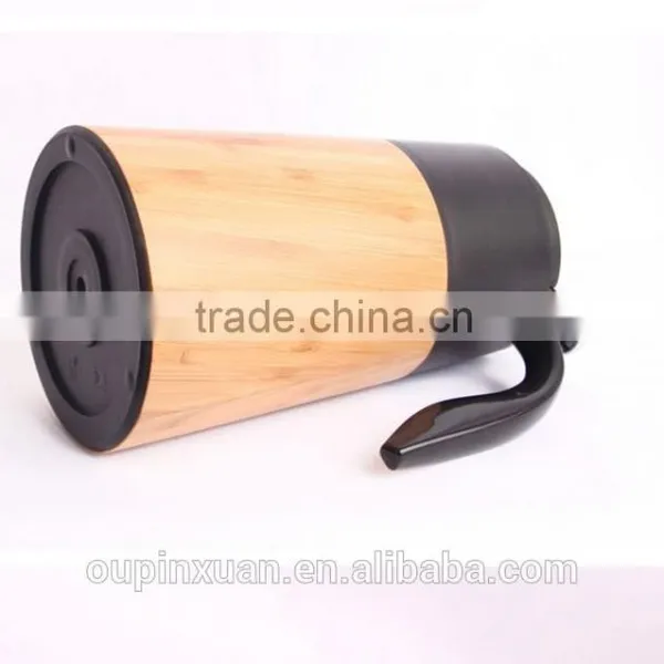 Nature Bamboo Coffee Pot With Seamless Steel,bamboo Drinkware photo-5