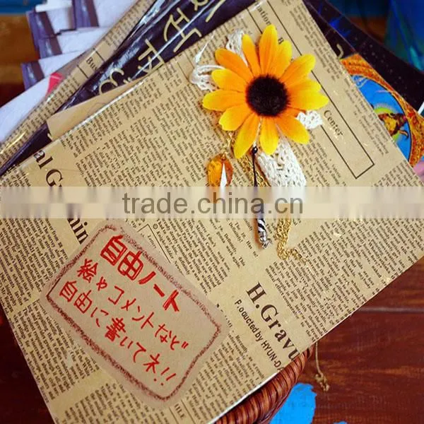 2016 Best Selling Flower Wrapping Paper Printed Kraft Paper photo-5