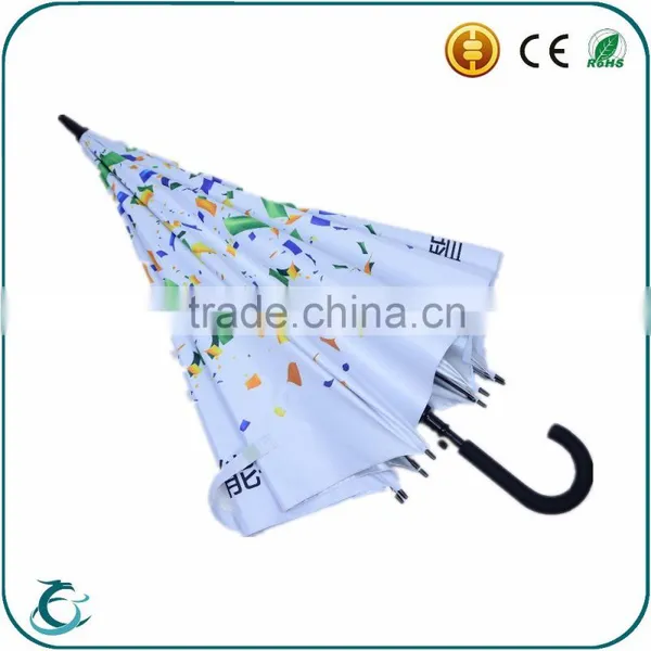 Best Quality Strong Windproof Advertising Printing Straight Umbrella photo-6