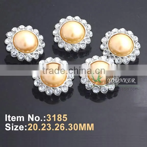 Hot Sale New Style Acrylic Rhinestone Button Flower Shape Sewing Silver Plating for Flower Center DIY Crafts photo-4