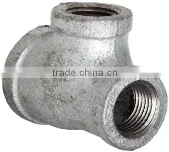 Banded Reducing Tee Pipe Fitting (Galvanized)