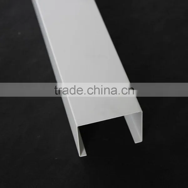 55MM Width Metal Ceiling Panel Aluminum B - Shaped Open Strip Ceiling