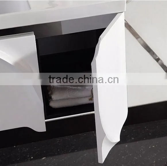 ROCH 8012 Newly Fashion Painting Wood Bathroom Cabinet photo-3