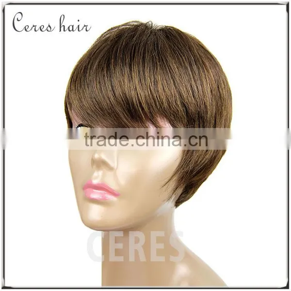 Silky Straight European Virgin Human Hair Lace Front Wigs Blond 613 Lace Wig photo-2