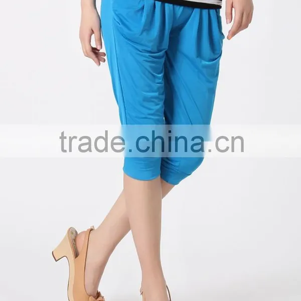Plus Size Woman Clothing Summer Ice Silk Leggings Woman Harlan Baggy Pants photo-3
