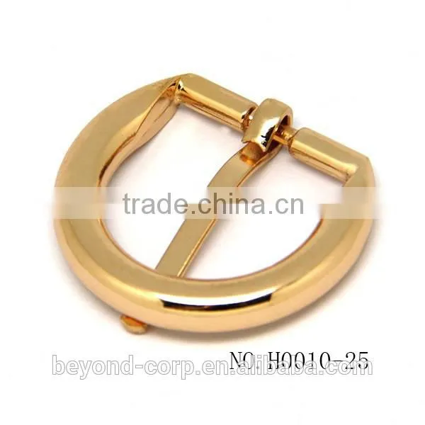 D Buckle in Real Gold Finish for Handbag Half-ring Buckle Half-round Pin Buckle photo-2