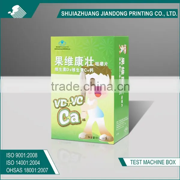 Paper Packing Box for Calcium Tablet