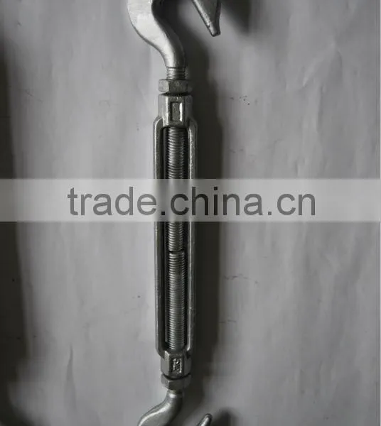US STANDARD FORGED GALVANIZED HEAVY DUTY TURNBUCKLE WITH HOOK AND HOOK photo-6