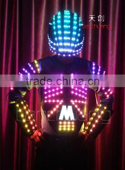 Leather Robot Jacket With LED Light photo-6